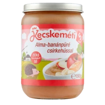 Kecskeméti bébiétel Alma-banánpüré csirkehússal 190g