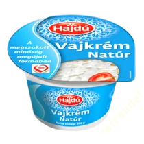 Hajdú vajkrém 200g natúr (kőrösi)