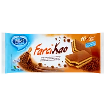 Midi töltött piskóta szelet 28g kakaós