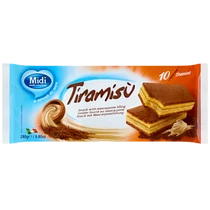Midi töltött piskóta szelet 28g Tiramisu