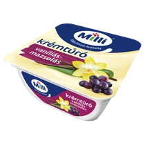 Milli 90g krémtúró vaníliás-mazsolás