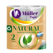 Müller konyhai papírtörlö 2tek. 2rtg. Natural