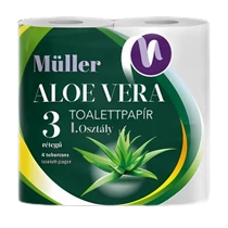 Müller Toalettpapír 4tek. 3rtg. Aloe   14/30/420