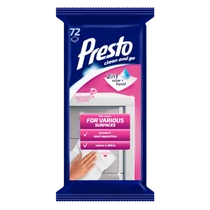 Presto Clean antistatic bútorápoló törlökendö 72db