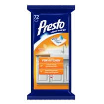 Presto Clean konyhai törlökendö 72db