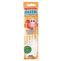 Quick milk töltött szívószál vanilia ízű 5x6g