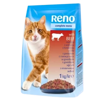 Reno macskaeledel 1kg marha száraz