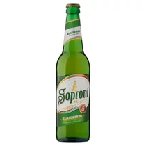 Soproni 0,5l üveges sör (4,5%)+üv:25Ft