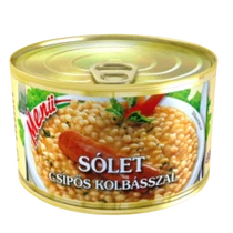Szegedi Menü 400g Sólet csípös kolbásszal