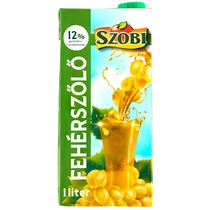 Szobi 1l Fehérszölö ital 12% 720db/rkl.
