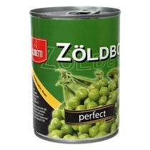 Globetti PERFECT zöldborsó 400/240g