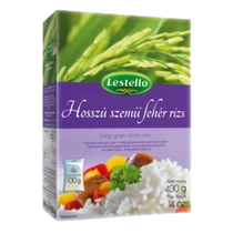 Lestello hosszúszemü fehér rizs 4x100g