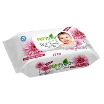 Pufy Fresh baby törlőkendő 72db visszaz. Gerbera