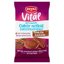 Detki Vitál Kakaós keksz 180g cukormentes