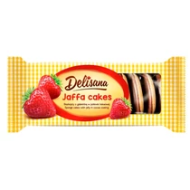 Delisana piskótakorong 135g epres
