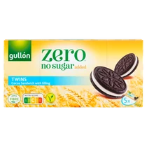 Gullón 210g diabetikus kakaós keksz krém töltelékkel