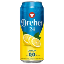 Dreher24 dobozos sör 0,5l 0,0% Citromos DRS