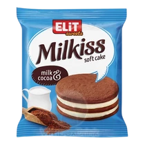 Milkiss kakaós,mézes piskóta tej ízű krémmel 42g Kék