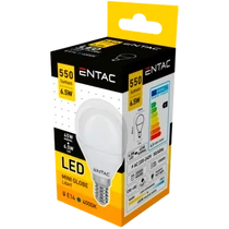 Entac Led mini gömb, 6,5W/E14 (45W)