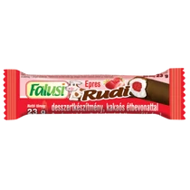 Falusi túró rudi epres 23g  étbevonattal