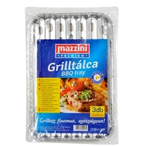 Mazzini Grilltálca 3db/csomag 34x23cm