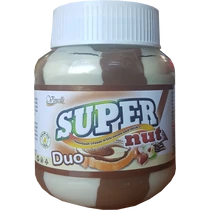Super Nut Duo tejes és kakaós-mogyorós krém 350g