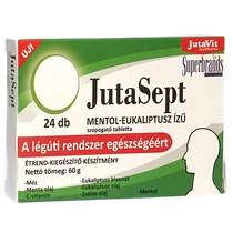 JutaSept szopogató tabletta 24db-os Menthol-Eukaliptusz