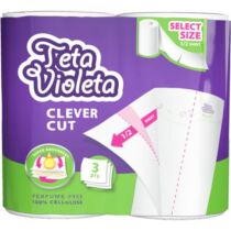 Violeta háztartási papírtörlő PIKNIK CLEVER CUT  3rtg/2tek.