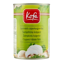 Kofa szeletelt csiperkegomba 400g/200g dobozos