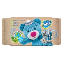 Fresh nedves törlőkendő 60db AQUA PURE PLANET FRIEND