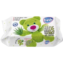 Fresh nedves törlőkendő 60db BABY ALOE (ALOJA)