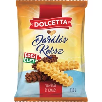 Dolcetta darálós keksz 180g kakaó-vanília párna tasakos