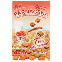 Viva gabonapehely eper krémmel töltött 750g