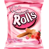 Viva choco rolls eper krémmel töltött 100g
