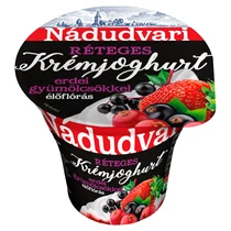 Nádudvari réteges joghurt 180g erdei gyümölcs