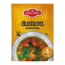 Grande zöldségleves csigatésztával 60g