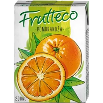 Frutteco narancs ízű ital (10%) 0,2l
