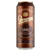 Staropramen Dark 0,5l 4,4% dobozos sör DRS