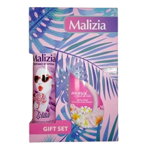 Malizia női díszdobozos 300ml tusfürdő+100ml deo MONOI
