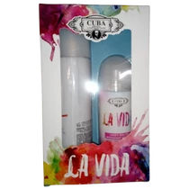 CUBA női díszdobozos 100ml edt+50ml roll LA VIDA