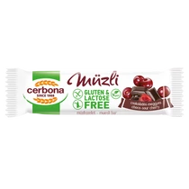 Cerbona müzliszelet meggyes-csokis 35g gluténmentes