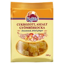 Kalifa gyömbérkocka aszalt, cukrozott 100g