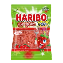Haribo 75g Spaghetti Fizz Eper