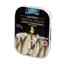 Losos füstölt sprotni olajban 110g