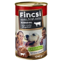 Fincsi kutyaeledel 1240g nedves marha