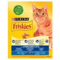Friskies Steril száraz macskaeledel 300g lazac-zöldség