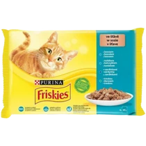 Friskies macskaeledel 4x85g lazac-tonhal-szardínia-tőkehal
