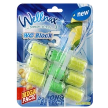 Wellnax WC illatosító block 3x57g citrus