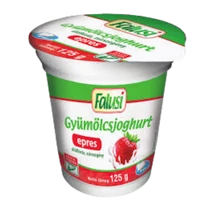 Falusi gyümölcsjoghurt 125g epres
