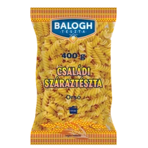 Családi tészta 400g orsó tojás nélküli